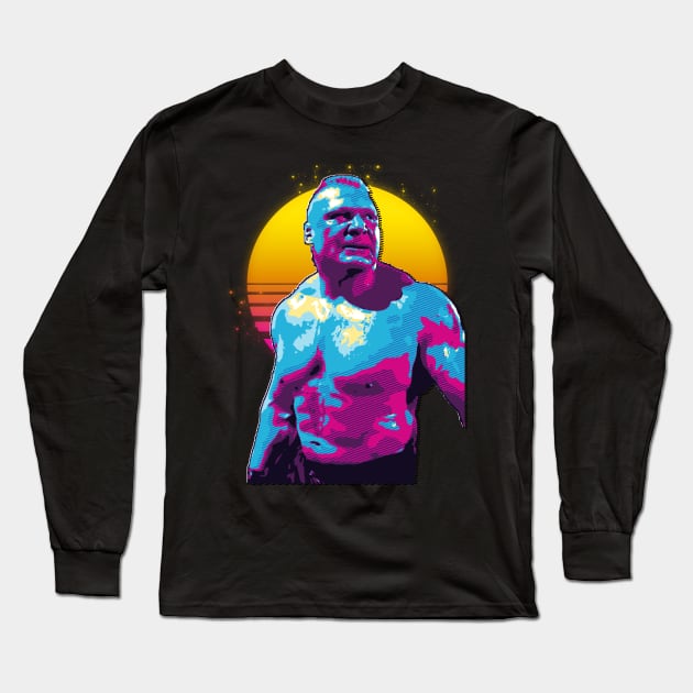 Brock Lesnar WWE Long Sleeve T-Shirt by Suga Collection